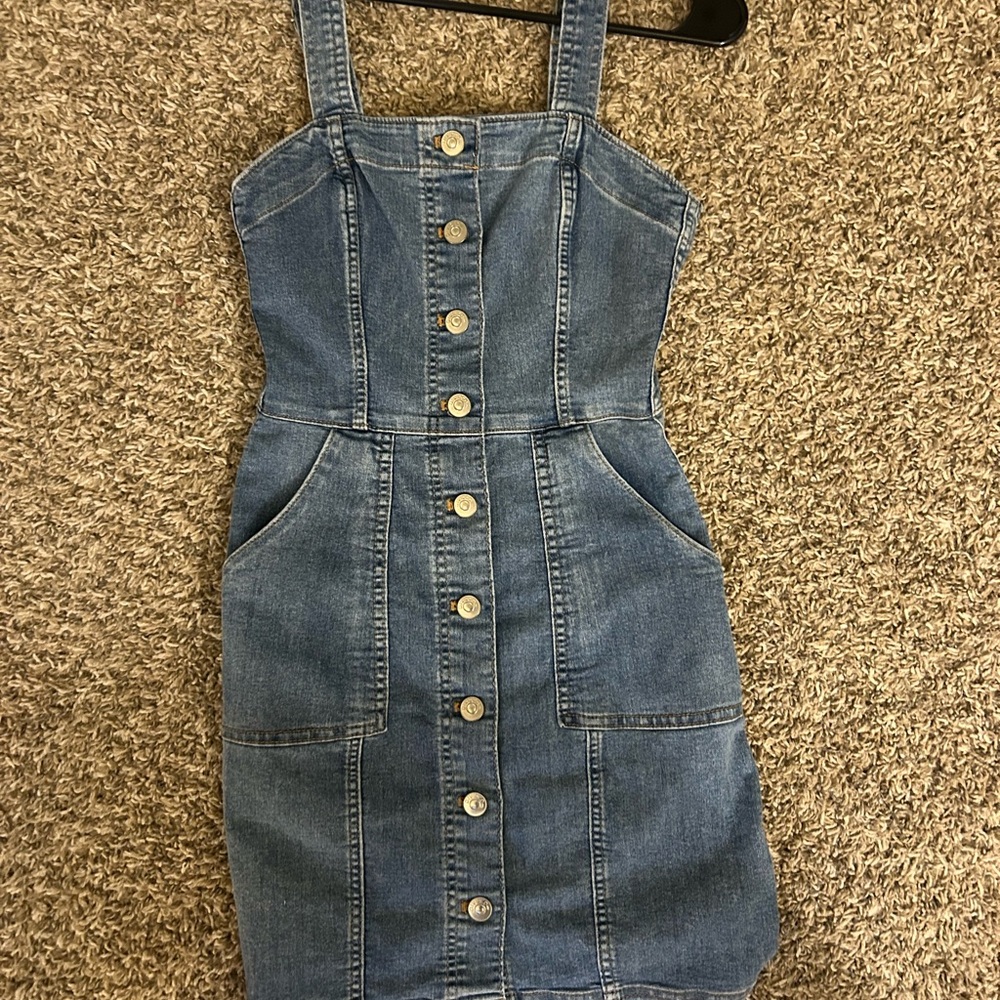 Divided Blue Denim Mini Dress